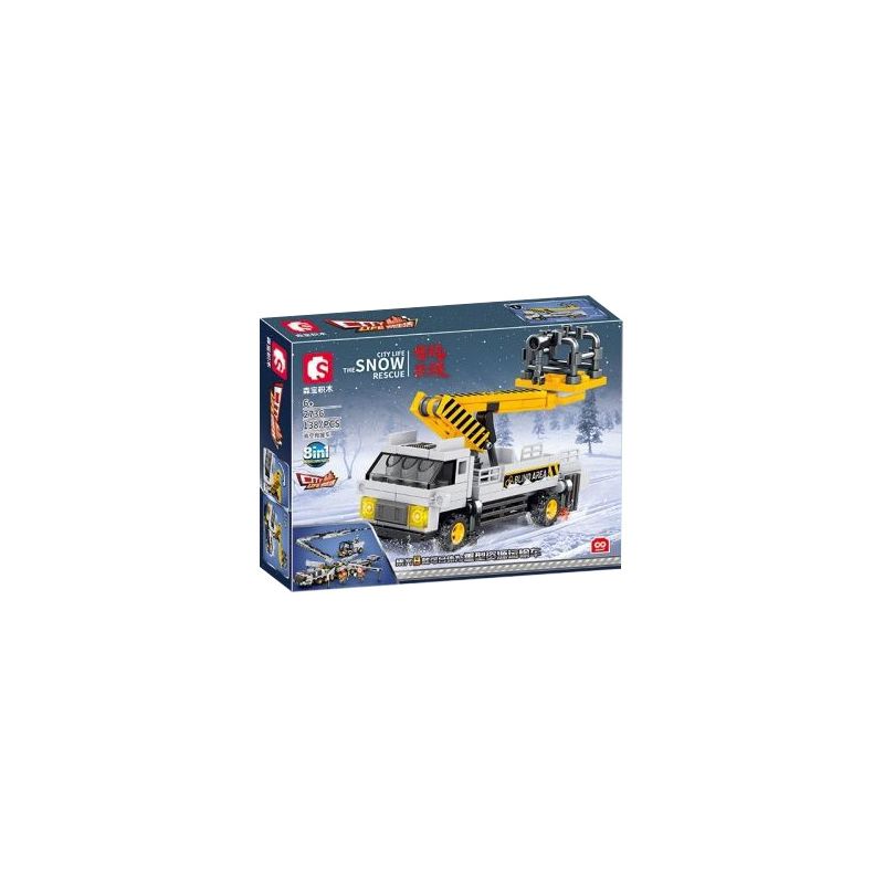 SEMBO 2736 2737 2738 2739 2740 2741 2742 2743 non Lego CỨU HỘ TUYẾT 8 TỔ HỢP PHƯƠNG TIỆN VẬN CHUYỂN TÀI NGUYÊN HẠNG NẶNG XE TẦM CAO TẢI KHẨN CẤP CẦN CẨU GẮN TRÊN TAY THẲNG MÁY ĐẦM XÚC BÁNH LỐP LẬT DỌN bộ đồ chơi xếp lắp ráp ghép mô hình City CITY LIFE THE SNOW RESCUE Thành Phố 1068 khối