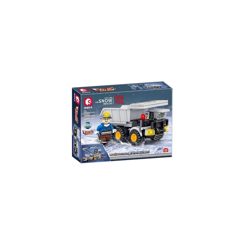 SEMBO 2736 2737 2738 2739 2740 2741 2742 2743 non  CỨU HỘ TUYẾT 8 TỔ HỢP PHƯƠNG TIỆN VẬN CHUYỂN TÀI NGUYÊN HẠNG NẶNG XE TẦM CAO TẢI KHẨN CẤP CẦN CẨU GẮN TRÊN TAY THẲNG MÁY ĐẦM XÚC BÁNH LỐP LẬT DỌN bộ đồ chơi xếp lắp ráp ghép mô hình City CITY LIFE THE SNOW RESCUE Thành Phố 1068 khối
