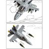 GUDI 600031A 6018 non  MÁY BAY CHIẾN ĐẤU F-18 bộ đồ chơi xếp lắp ráp ghép mô hình Military Army F18 HORNET FIGHTER Quân Sự Bộ Đội 284 khối