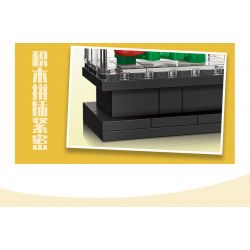 JIESTAR 59219 non  MÔ HÌNH THU NHỎ HỘP XEM RÙA bộ đồ chơi xếp lắp ráp ghép mô hình TURTLE 63 khối