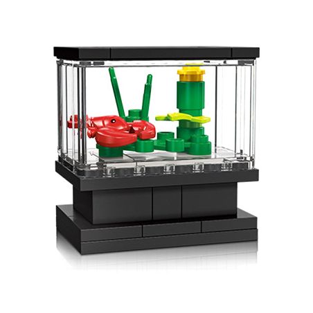 JIESTAR 59218 non  MÔ HÌNH THU NHỎ HỘP XEM TÔM HÙM bộ đồ chơi xếp lắp ráp ghép mô hình LOBSTER 29 khối