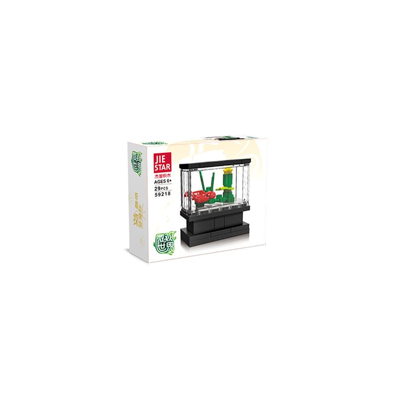 JIESTAR 59218 non  MÔ HÌNH THU NHỎ HỘP XEM TÔM HÙM bộ đồ chơi xếp lắp ráp ghép mô hình LOBSTER 29 khối