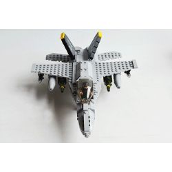 GUDI 600031A 6018 non  MÁY BAY CHIẾN ĐẤU F-18 bộ đồ chơi xếp lắp ráp ghép mô hình Military Army F18 HORNET FIGHTER Quân Sự Bộ Đội 284 khối