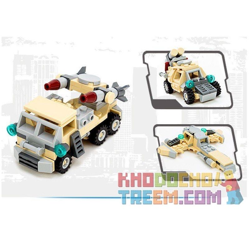 ZEPHYR KNIGHT 007 MỤC TIÊU XE KHÔNG GIAN bộ đồ chơi xếp lắp ráp ghép mô hình City TARGET SPACE VEHICLE Thành Phố 26 khối
