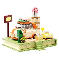 GEKKOSHA 801104 non  ẢO TƯỞNG ĐẦY CẢM HỨNG CĂN PHÒNG VÀ TƯỢNG bộ đồ chơi xếp lắp ráp ghép mô hình Girl INSPIRATION TIME Con Gái 772 khối