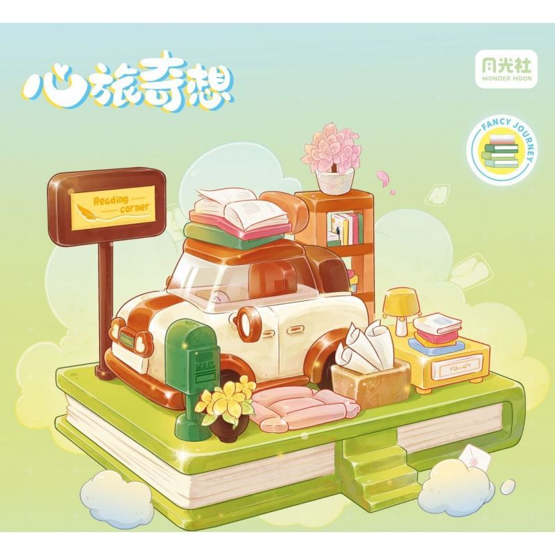 GEKKOSHA 801104 non  ẢO TƯỞNG ĐẦY CẢM HỨNG CĂN PHÒNG VÀ TƯỢNG bộ đồ chơi xếp lắp ráp ghép mô hình Girl INSPIRATION TIME Con Gái 772 khối