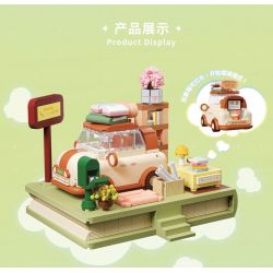 GEKKOSHA 801104 non  ẢO TƯỞNG ĐẦY CẢM HỨNG CĂN PHÒNG VÀ TƯỢNG bộ đồ chơi xếp lắp ráp ghép mô hình Girl INSPIRATION TIME Con Gái 772 khối