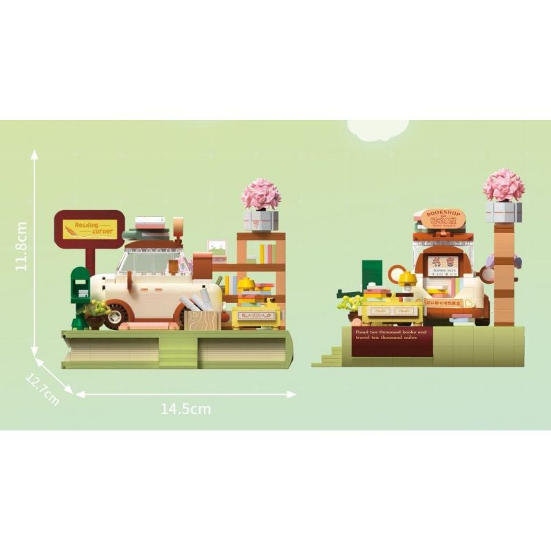 GEKKOSHA 801104 non  ẢO TƯỞNG ĐẦY CẢM HỨNG CĂN PHÒNG VÀ TƯỢNG bộ đồ chơi xếp lắp ráp ghép mô hình Girl INSPIRATION TIME Con Gái 772 khối