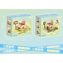 GEKKOSHA 801104 non  ẢO TƯỞNG ĐẦY CẢM HỨNG CĂN PHÒNG VÀ TƯỢNG bộ đồ chơi xếp lắp ráp ghép mô hình Girl INSPIRATION TIME Con Gái 772 khối