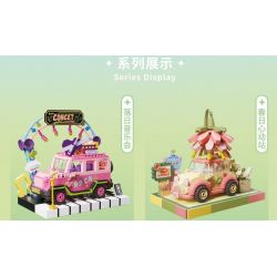 GEKKOSHA 801104 non  ẢO TƯỞNG ĐẦY CẢM HỨNG CĂN PHÒNG VÀ TƯỢNG bộ đồ chơi xếp lắp ráp ghép mô hình Girl INSPIRATION TIME Con Gái 772 khối