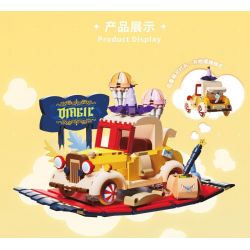 GEKKOSHA 801103 non  ẢO TƯỞNG CỦA TRÁI TIM NGÔI NHÀ MA THUẬT VUI NHỘN bộ đồ chơi xếp lắp ráp ghép mô hình Girl MAKE FUN MAGICHOUSE Con Gái 847 khối