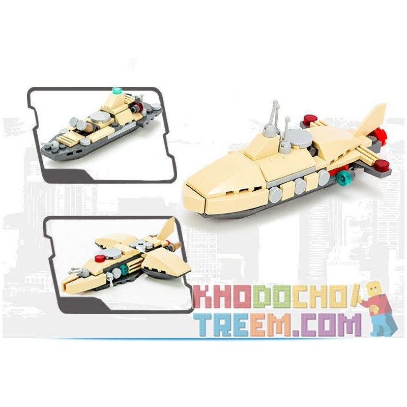 ZEPHYR KNIGHT 007 MỤC TIÊU XE KHÔNG GIAN bộ đồ chơi xếp lắp ráp ghép mô hình City TARGET SPACE VEHICLE Thành Phố 26 khối