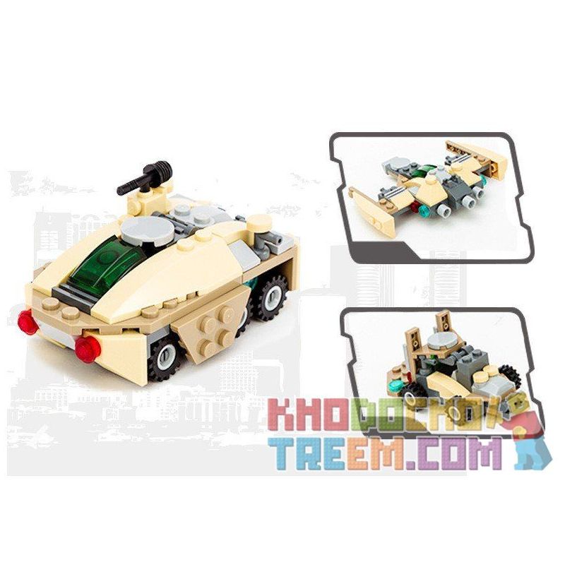 ZEPHYR KNIGHT 007 MỤC TIÊU XE KHÔNG GIAN bộ đồ chơi xếp lắp ráp ghép mô hình City TARGET SPACE VEHICLE Thành Phố 26 khối