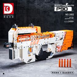 DK 2002 non  SÚNG TIỂU LIÊN P90 CỦA BỈ bộ đồ chơi xếp lắp ráp ghép mô hình  Kỹ Thuật Công Nghệ Cao Mô Hình Phương Tiện 1426 khối
