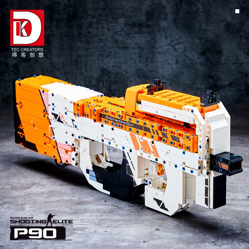 DK 2002 non  SÚNG TIỂU LIÊN P90 CỦA BỈ bộ đồ chơi xếp lắp ráp ghép mô hình  Kỹ Thuật Công Nghệ Cao Mô Hình Phương Tiện 1426 khối