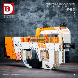 DK 2002 non  SÚNG TIỂU LIÊN P90 CỦA BỈ bộ đồ chơi xếp lắp ráp ghép mô hình  Kỹ Thuật Công Nghệ Cao Mô Hình Phương Tiện 1426 khối