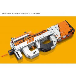 DK 2002 non  SÚNG TIỂU LIÊN P90 CỦA BỈ bộ đồ chơi xếp lắp ráp ghép mô hình  Kỹ Thuật Công Nghệ Cao Mô Hình Phương Tiện 1426 khối