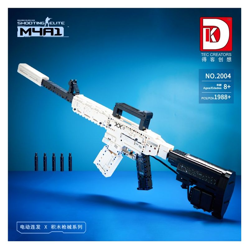 DK 2004 non  SÚNG CARBINE COLT M4A1 CỦA MỸ bộ đồ chơi xếp lắp ráp ghép mô hình  Kỹ Thuật Công Nghệ Cao Mô Hình Phương Tiện 1988 khối