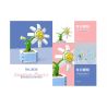 DK 3020 non  SHOP HOA PLANT NẮNG ẤM MÙA ĐÔNG bộ đồ chơi xếp lắp ráp ghép mô hình Flowers 71 khối