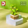 DK 3018 non  CỬA HÀNG HOA CÂY CÂU CHUYỆN MÙA HÈ bộ đồ chơi xếp lắp ráp ghép mô hình Flowers 60 khối