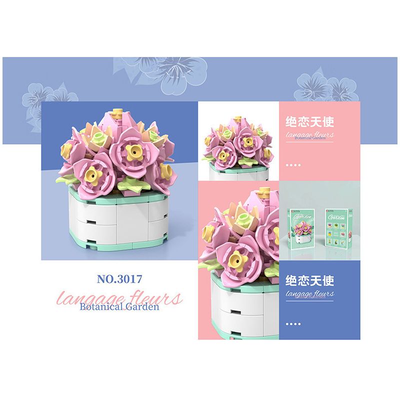DK 3017 non  CỬA HÀNG HOA CÂY CẢNH THIÊN THẦN TÌNH YÊU bộ đồ chơi xếp lắp ráp ghép mô hình Flowers 96 khối DK 3017 non  CỬA HÀNG HOA CÂY CẢNH THIÊN THẦN TÌNH YÊU bộ đồ chơi xếp lắp ráp ghép mô hình Flowers 96 khối