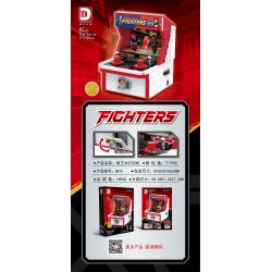 DK 5010 non  ARCADE CHIẾN ĐẤU VÔ ĐỊCH QUYỀN ANH bộ đồ chơi xếp lắp ráp ghép mô hình FIGHTERS 99 771 khối