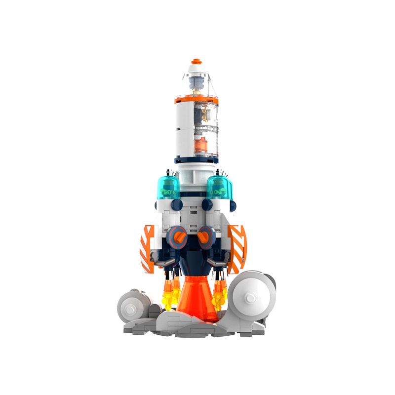 JAKI JK8508 8508 non Lego SPACE FUN TÊN LỬA THÁM HIỂM MẶT TRĂNG KHÔNG GIAN bộ đồ chơi xếp lắp ráp ghép mô hình SPACE EXPLORATION ROCKET