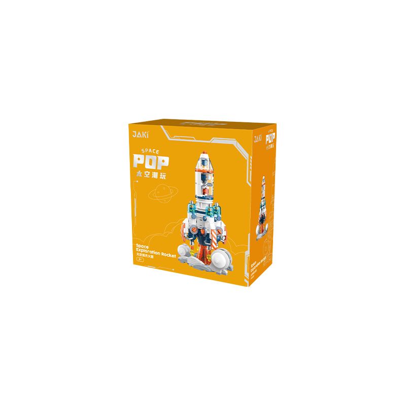 JAKI JK8508 8508 non  SPACE FUN TÊN LỬA THÁM HIỂM MẶT TRĂNG KHÔNG GIAN bộ đồ chơi xếp lắp ráp ghép mô hình SPACE EXPLORATION ROCKET