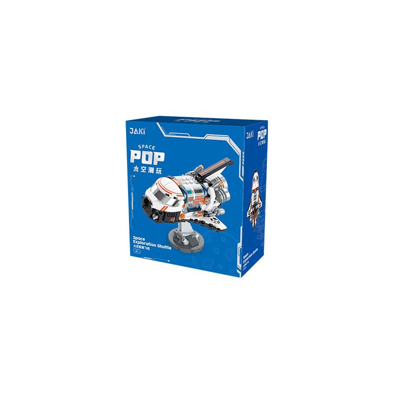 JAKI JK8507 8507 non  SPACE FUN MÁY BAY THÁM HIỂM KHÔNG GIAN bộ đồ chơi xếp lắp ráp ghép mô hình SPACE EXPLORATION SHUTTLE