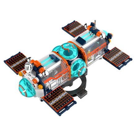 JAKI JK8506 8506 non  KHÔNG GIAN VUI NHỘN TRẠM VŨ TRỤ GALAXY bộ đồ chơi xếp lắp ráp ghép mô hình SPACE STATION