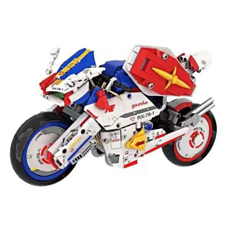 DK 5009 non  XE MÁY RX-78 bộ đồ chơi xếp lắp ráp ghép mô hình RX-78 LOCOMOTIVE 1055 khối