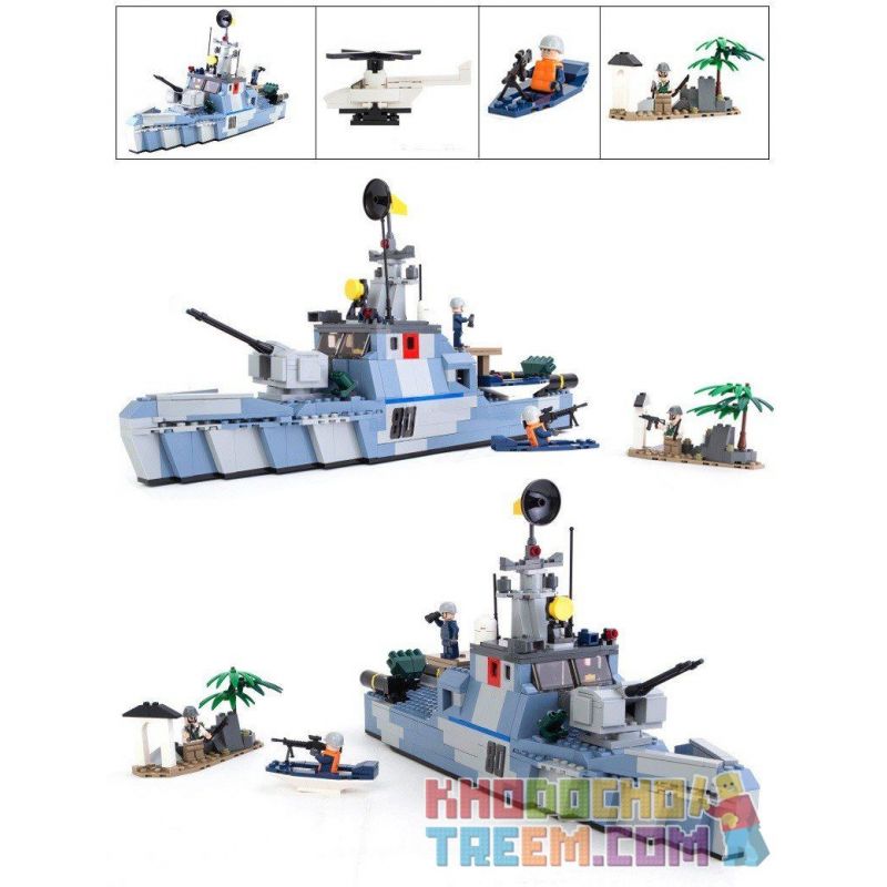 GUDI 8023 non  TÀU TUẦN TRA BIỂN bộ đồ chơi xếp lắp ráp ghép mô hình Military Army OFFSHORE PICKET SHIP Quân Sự Bộ Đội 520 khối GUDI 8023 non  TÀU TUẦN TRA BIỂN bộ đồ chơi xếp lắp ráp ghép mô hình Military Army OFFSHORE PICKET SHIP Quân Sự Bộ Đội 520 khối