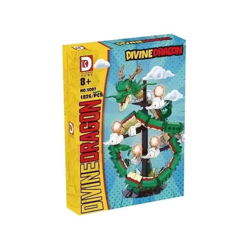 DK 5007 non  RỒNG BÓNG bộ đồ chơi xếp lắp ráp ghép mô hình Movie & Game DIVINE DRAGON Phim Và Trò Chơi 1826 khối