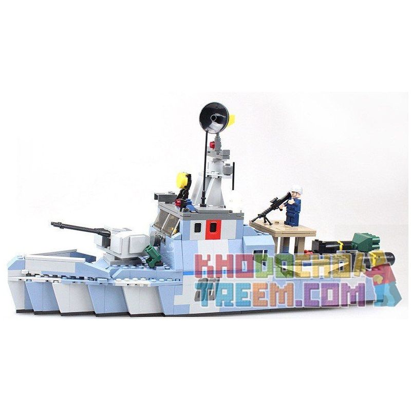 GUDI 8023 non  TÀU TUẦN TRA BIỂN bộ đồ chơi xếp lắp ráp ghép mô hình Military Army OFFSHORE PICKET SHIP Quân Sự Bộ Đội 520 khối GUDI 8023 non  TÀU TUẦN TRA BIỂN bộ đồ chơi xếp lắp ráp ghép mô hình Military Army OFFSHORE PICKET SHIP Quân Sự Bộ Đội 520 khối
