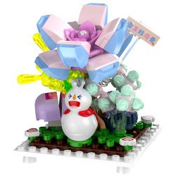 JAKI XWZB-23023 23023 XWZB23023 non  MIXUE ICE CITY VUA TUYẾT THẬT DỄ THƯƠNG bộ đồ chơi xếp lắp ráp ghép mô hình