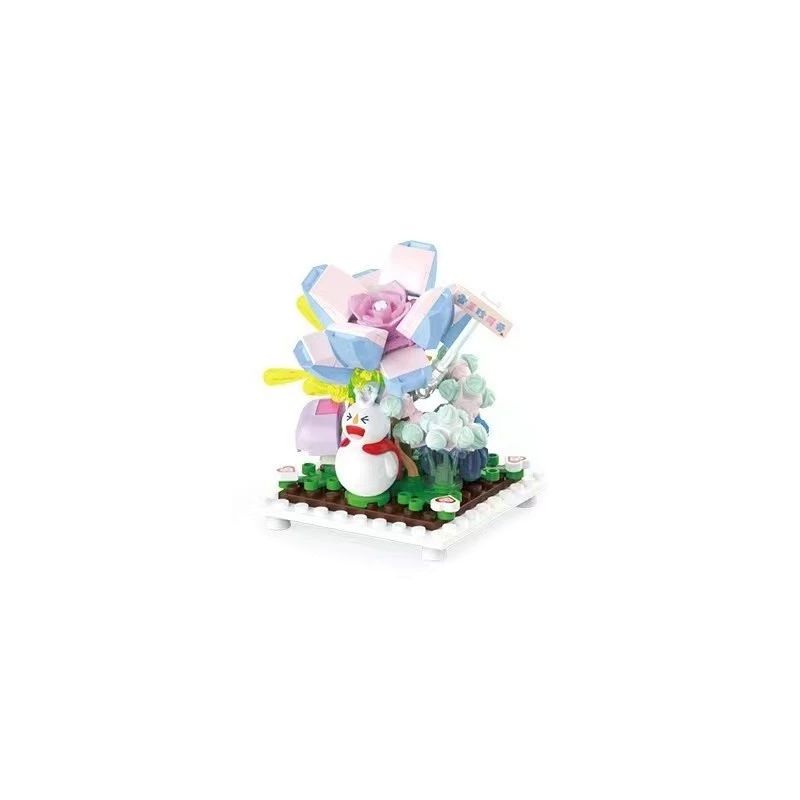 JAKI XWZB-23023 23023 XWZB23023 non  MIXUE ICE CITY VUA TUYẾT THẬT DỄ THƯƠNG bộ đồ chơi xếp lắp ráp ghép mô hình