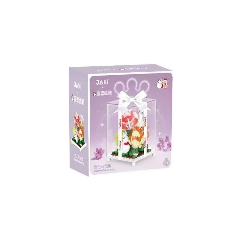 JAKI XWZB-23021 23021 XWZB23021 non  THÀNH PHỐ BĂNG MIXUE RẮC RỐI CỦA VUA TUYẾT MEI bộ đồ chơi xếp lắp ráp ghép mô hình