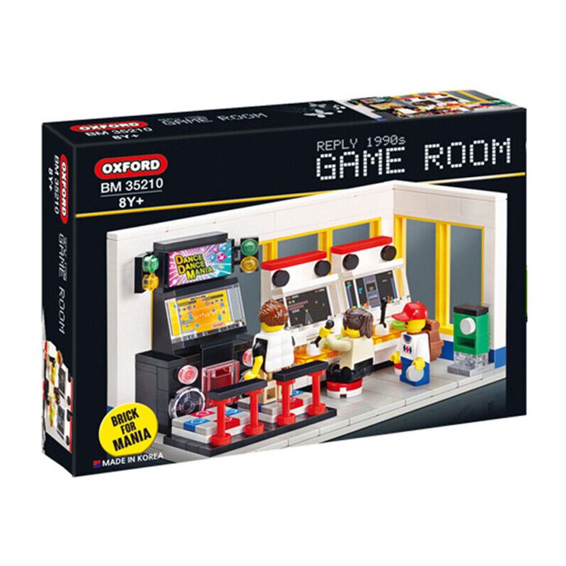 OXFORD BM35210 35210 non  PHÒNG CHƠI GAME bộ đồ chơi xếp lắp ráp ghép mô hình City GAME ROOM Thành Phố
