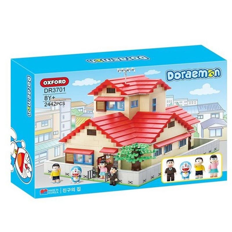 OXFORD DR3701 3701 non Lego NGÔI NHÀ CỦA DOREMON bộ đồ chơi xếp lắp ráp ghép mô hình Movie & Game DORAEMON HOUSE Phim Và Trò Chơi 2442 khối