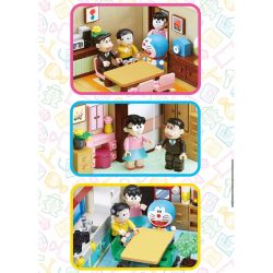OXFORD DR3701 3701 non  NGÔI NHÀ CỦA DOREMON bộ đồ chơi xếp lắp ráp ghép mô hình Movie & Game DORAEMON HOUSE Phim Và Trò Chơi 2442 khối