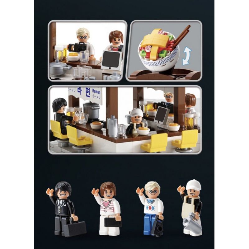 OXFORD BM35234 35234 non  CỬA HÀNG MÌ RAMEN bộ đồ chơi xếp lắp ráp ghép mô hình City RAMEN HOUSE Thành Phố 295 khối OXFORD BM35234 35234 non  CỬA HÀNG MÌ RAMEN bộ đồ chơi xếp lắp ráp ghép mô hình City RAMEN HOUSE Thành Phố 295 khối