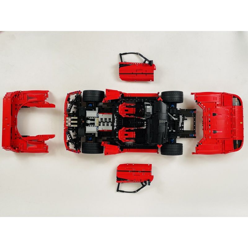 REBRICKABLE MOC-140629 140629 MOC140629 SMALL ANGLE X001 non  FERRARI F40 tỷ lệ 1:8 bộ đồ chơi xếp lắp ráp ghép mô hình  Kỹ Thuật Công Nghệ Cao Mô Hình Phương Tiện 3666 khối