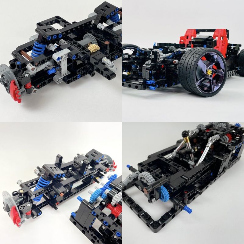REBRICKABLE MOC-140629 140629 MOC140629 SMALL ANGLE X001 non  FERRARI F40 tỷ lệ 1:8 bộ đồ chơi xếp lắp ráp ghép mô hình  Kỹ Thuật Công Nghệ Cao Mô Hình Phương Tiện 3666 khối
