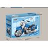 SMALL ANGLE JD003 non  XE MÁY NGỘ KHÔNG bộ đồ chơi xếp lắp ráp ghép mô hình DRAGON MOTOBCYCLE 716 khối