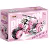 SMALL ANGLE JD002 non  XE MÁY HARLEY bộ đồ chơi xếp lắp ráp ghép mô hình DRAGON MOTOBCYCLE 467 khối