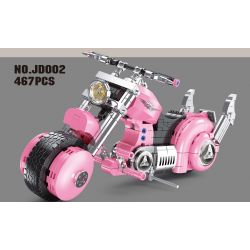 SMALL ANGLE JD002 non  XE MÁY HARLEY bộ đồ chơi xếp lắp ráp ghép mô hình DRAGON MOTOBCYCLE 467 khối