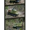 DECOOL BRICKCOOL 3908 non  XE TĂNG ĐIỀU KHIỂN TỪ XA M4A3 bộ đồ chơi xếp lắp ráp ghép mô hình Military Army M4A3 REMOTE CONTROL TANK Quân Sự Bộ Đội 677 khối