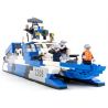 GUDI 8024 non  TÀU TÊN LỬA CAO TỐC TÀNG HÌNH bộ đồ chơi xếp lắp ráp ghép mô hình Military Army STEALTH MISSILE BOAT Quân Sự Bộ Đội 578 khối
