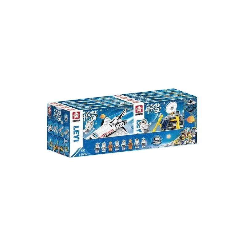 LE YI 83006 non Lego GIẤC MƠ KHÔNG GIAN SPACE MECHA 8 SỰ KẾT HỢP bộ đồ chơi xếp lắp ráp ghép mô hình Thám Hiểm Không Gian 807 khối