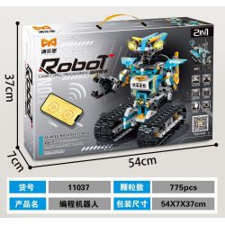 YONG LEXING 11037 non  LẬP TRÌNH ROBOT bộ đồ chơi xếp lắp ráp ghép mô hình  Kỹ Thuật Công Nghệ Cao Mô Hình Phương Tiện 775 khối